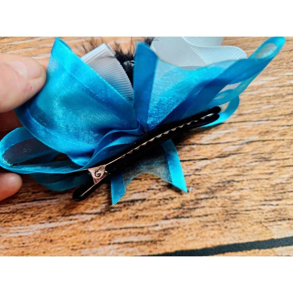 Carolina Panthers Hair Bow EUC